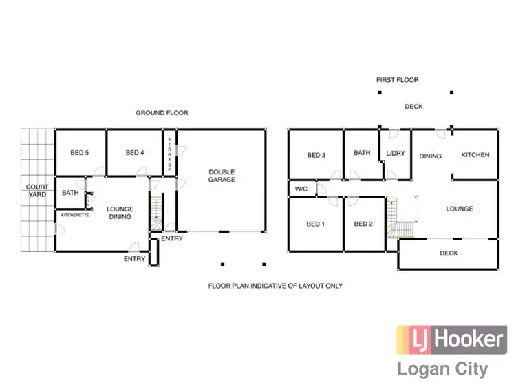 Floorplan of Homely house listing, 25 Collin Court, Kingston QLD 4114