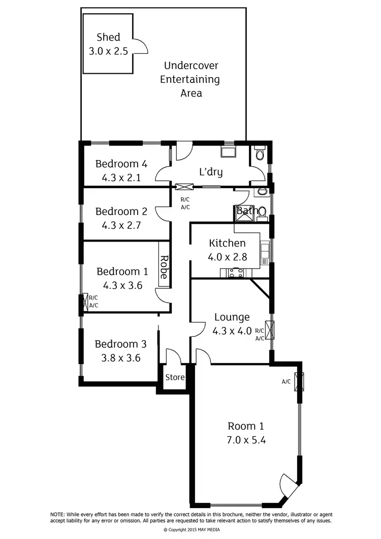 Floorplan of Homely house listing, 2/75 Addison Road, Pennington SA 5013