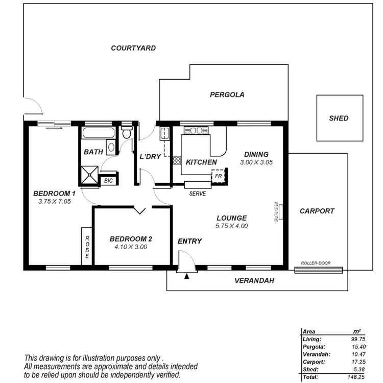 Floorplan of Homely house listing, 1/23 Hepburn Street, Broadview SA 5083