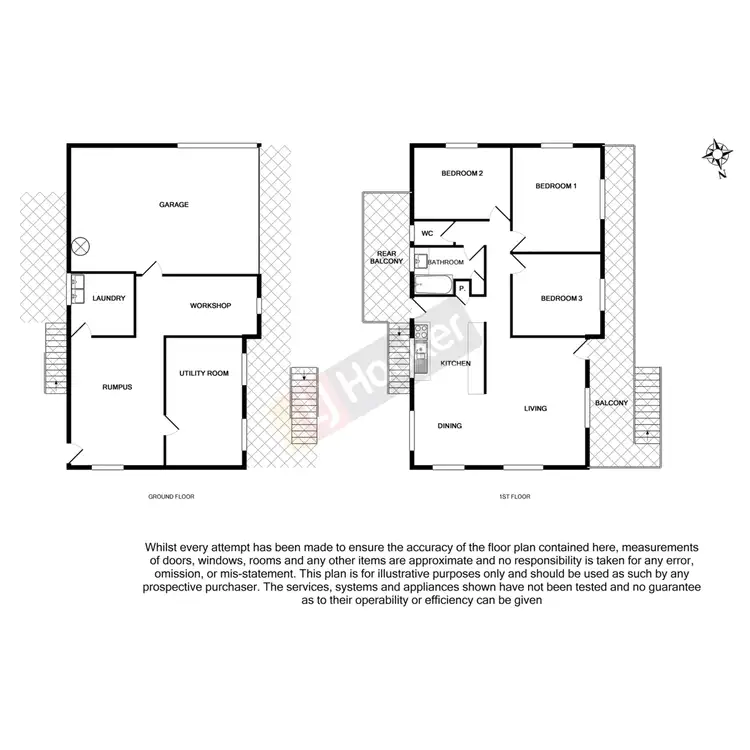 Floorplan of Homely house listing, 1 Talegalla Street, Wynnum West QLD 4178