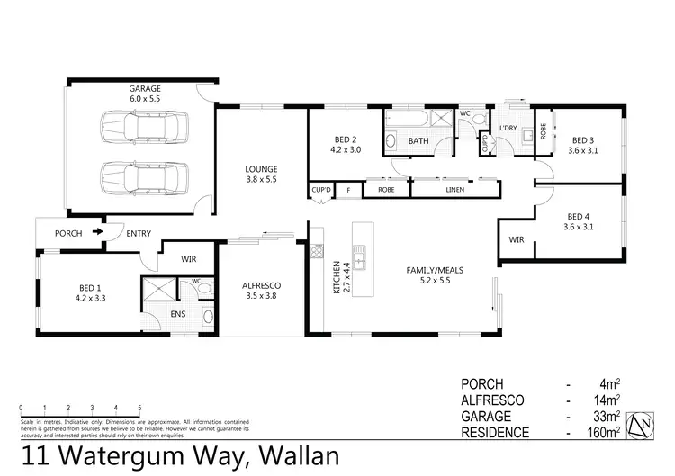 Floorplan of Homely house listing, 11 Watergum Way, Wallan VIC 3756