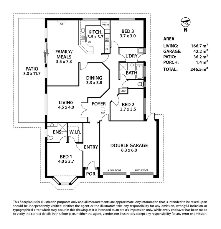 Floorplan of Homely house listing, 43 Rachel Circuit, Nairne SA 5252