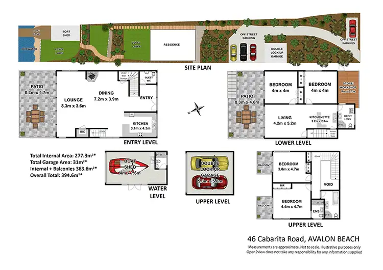 Floorplan of Homely house listing, 46 Cabarita Road, Avalon Beach NSW 2107