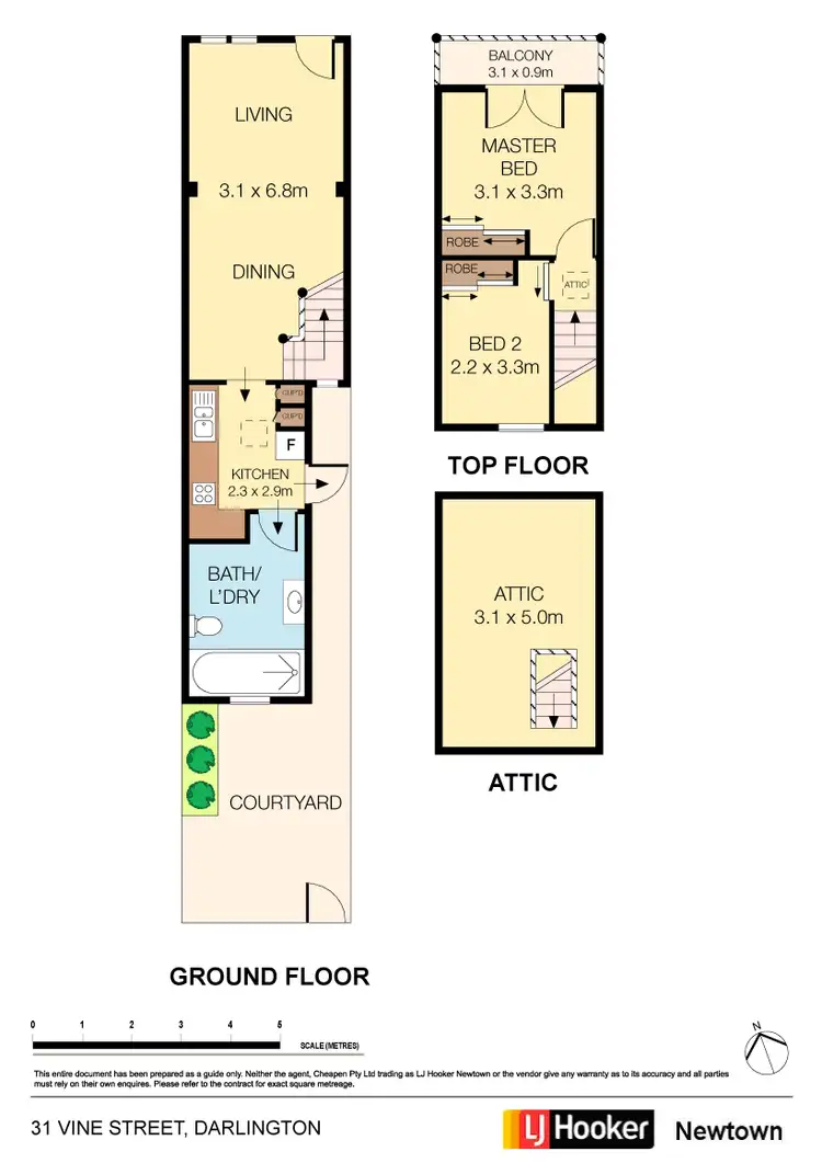 Floorplan of Homely house listing, 31 Vine Street, Darlington NSW 2008