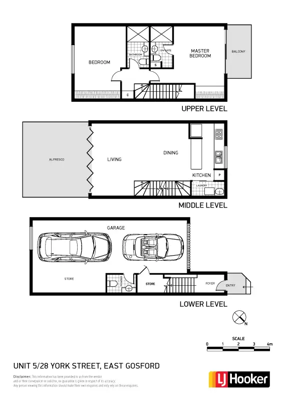 Floorplan of Homely townhouse listing, 5/28 York Street, Point Frederick NSW 2250