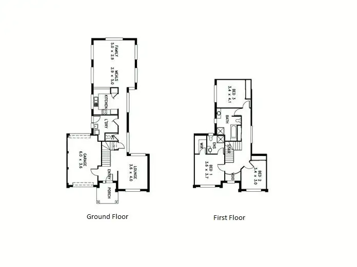 Floorplan of Homely townhouse listing, 10 Portmans Lane, Point Cook VIC 3030