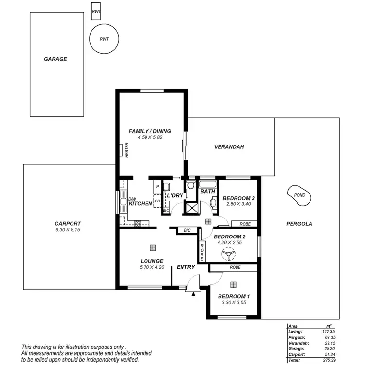 Floorplan of Homely house listing, 5 McCubbin Avenue, Hope Valley SA 5090