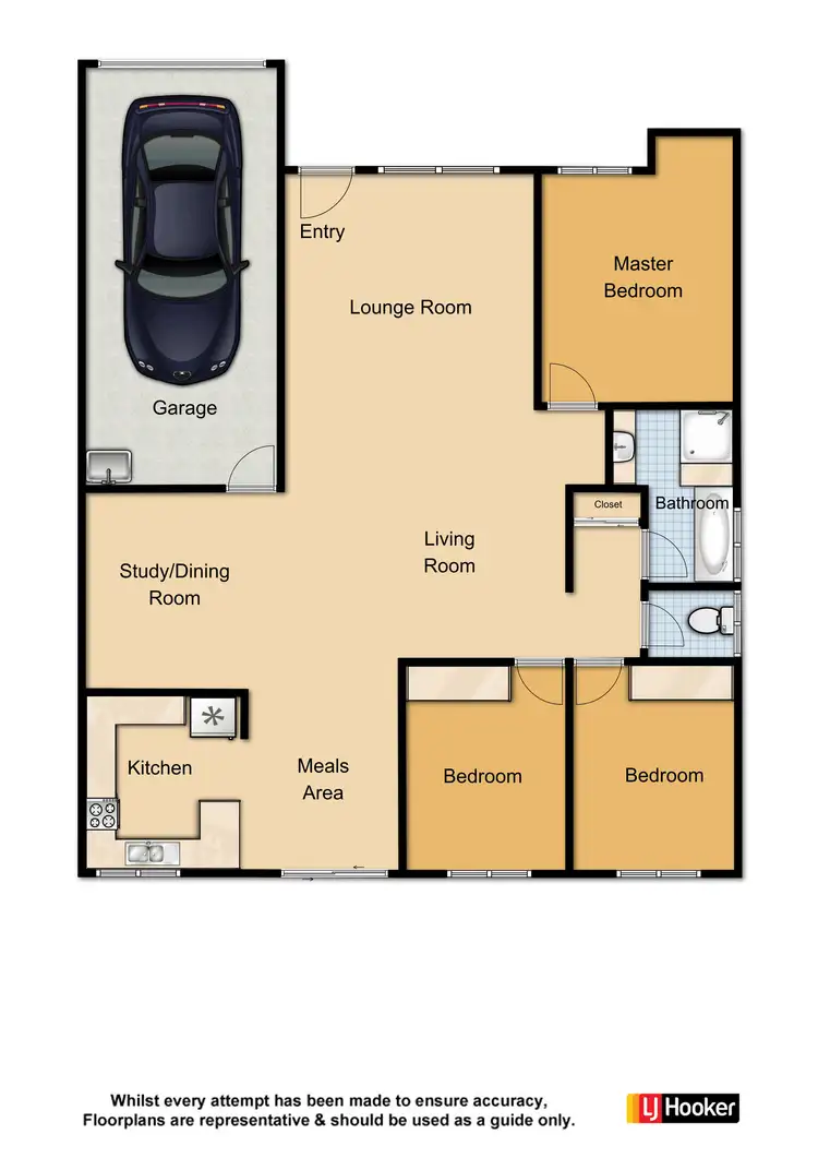 Floorplan of Homely villa listing, 1/5 Hibiscus Circuit, Fitzgibbon QLD 4018