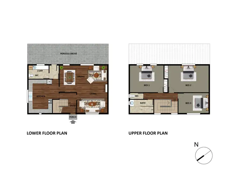 Floorplan of Homely house listing, 21 Vaughan Gardens, Narrabundah ACT 2604