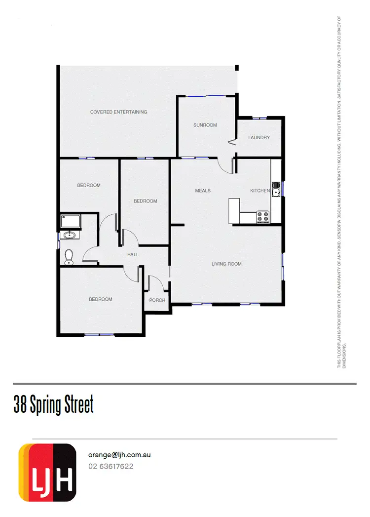 Floorplan of Homely house listing, 38 Spring Street, Orange NSW 2800
