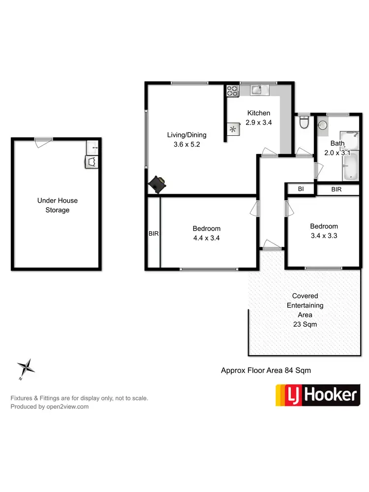 Floorplan of Homely unit listing, 2/24 Victor Place, Glenorchy TAS 7010