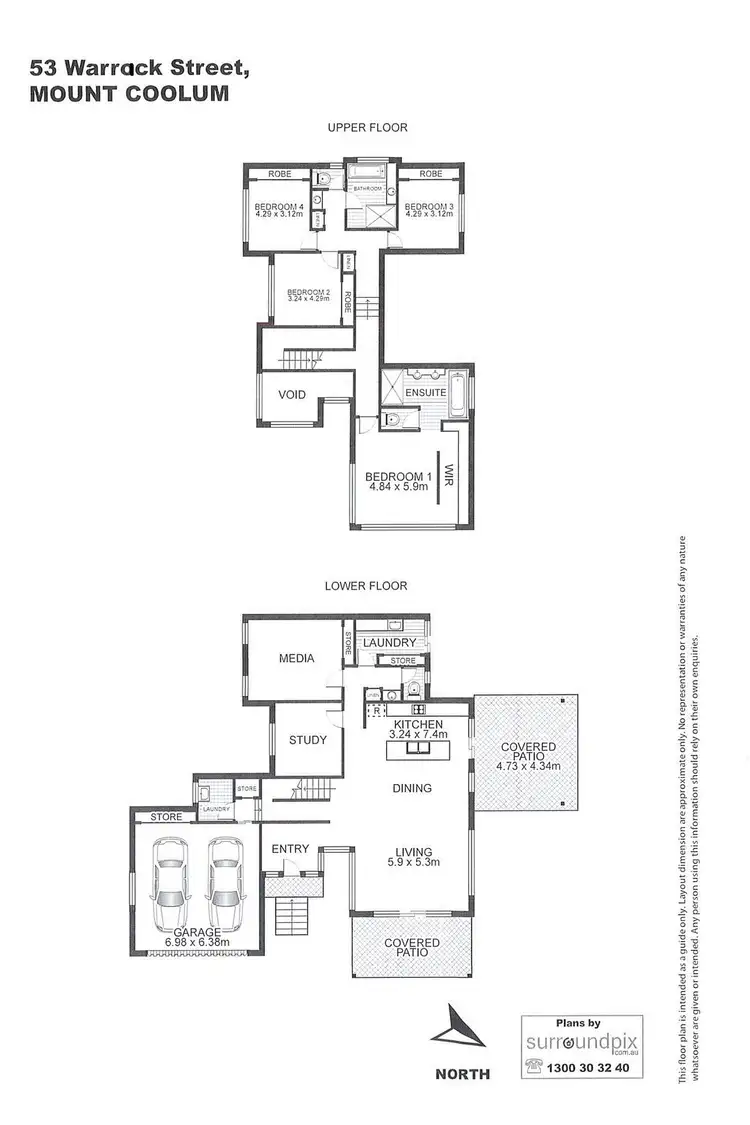 Floorplan of Homely house listing, 53 Warrack Street, Mount Coolum QLD 4573