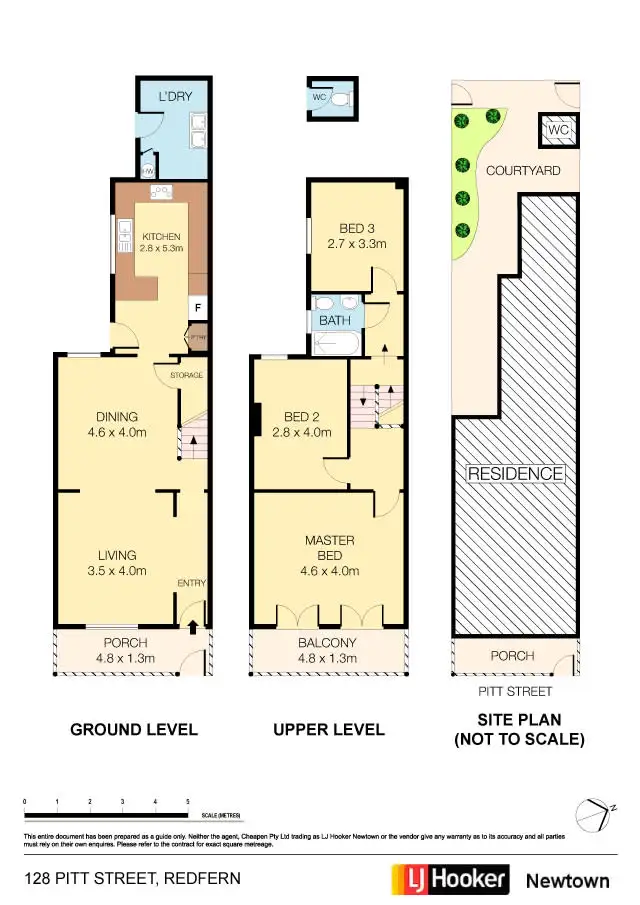 Floorplan of Homely house listing, 128 Pitt Street, Redfern NSW 2016