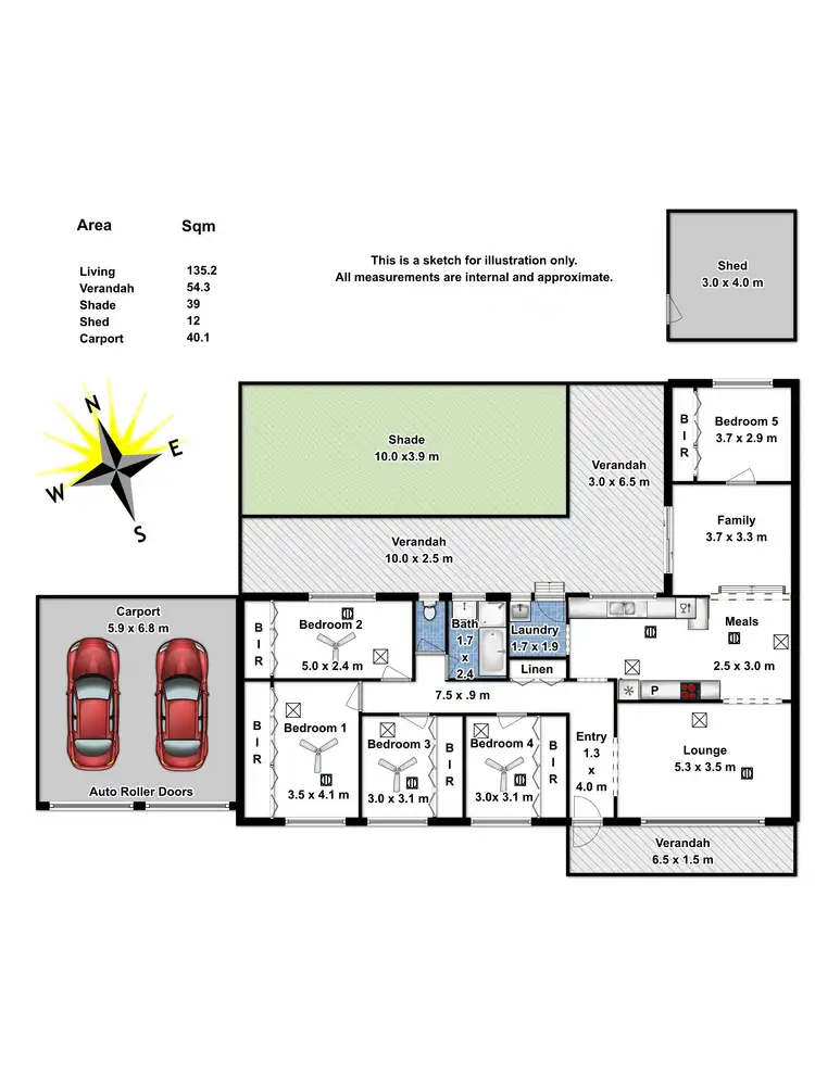 Floorplan of Homely house listing, 14 Jeffries Road, Salisbury East SA 5109