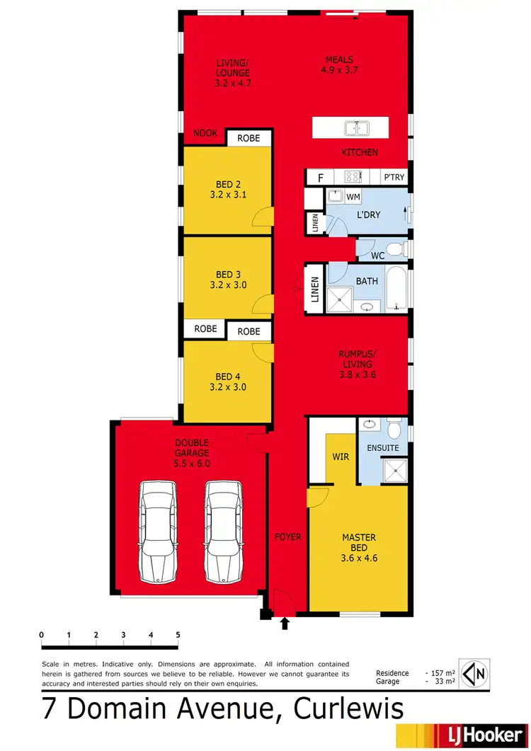 Floorplan of Homely house listing, 7 Domain Avenue, Curlewis VIC 3222