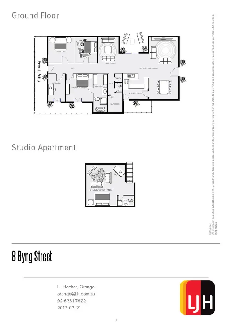 Floorplan of Homely house listing, 8 Byng Street, Orange NSW 2800