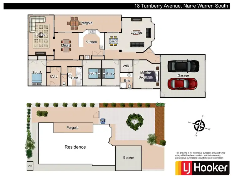 Floorplan of Homely house listing, 18 Turnberry Avenue, Narre Warren South VIC 3805
