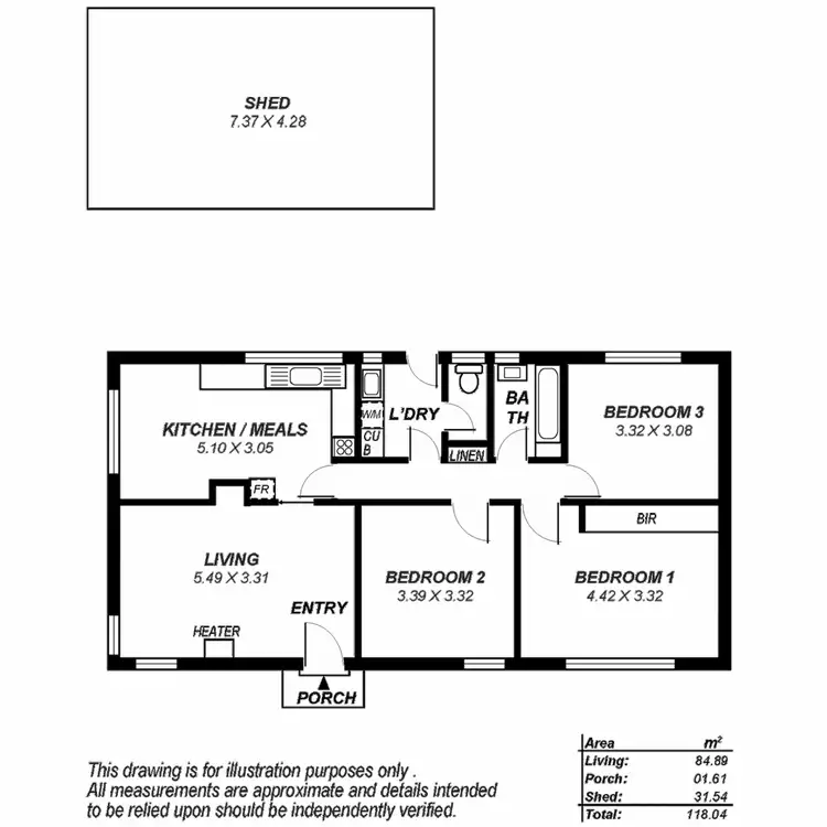 Floorplan of Homely house listing, 2 Blencowe Street, Elizabeth Grove SA 5112