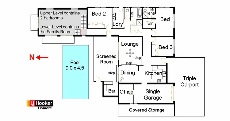 Floorplan of Homely house listing, 4 Oliver Avenue, Goonellabah NSW 2480