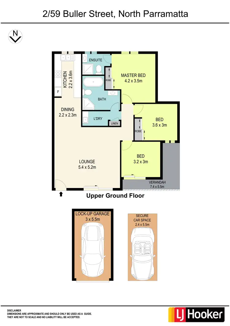 Floorplan of Homely apartment listing, 2/59-63 Buller Street, North Parramatta NSW 2151