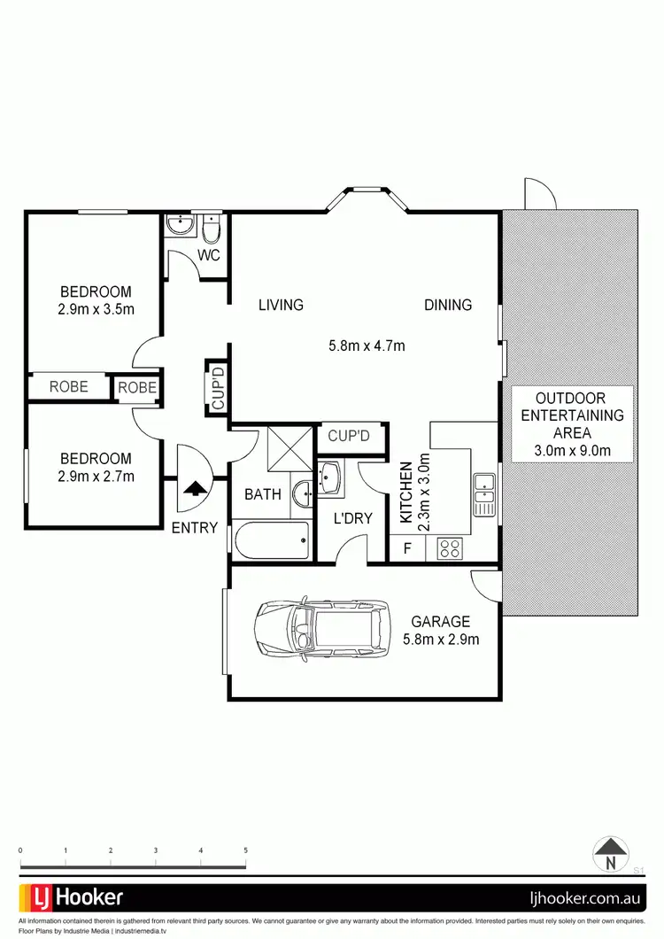 Floorplan of Homely villa listing, 6/7 Rhonda Street, Pendle Hill NSW 2145