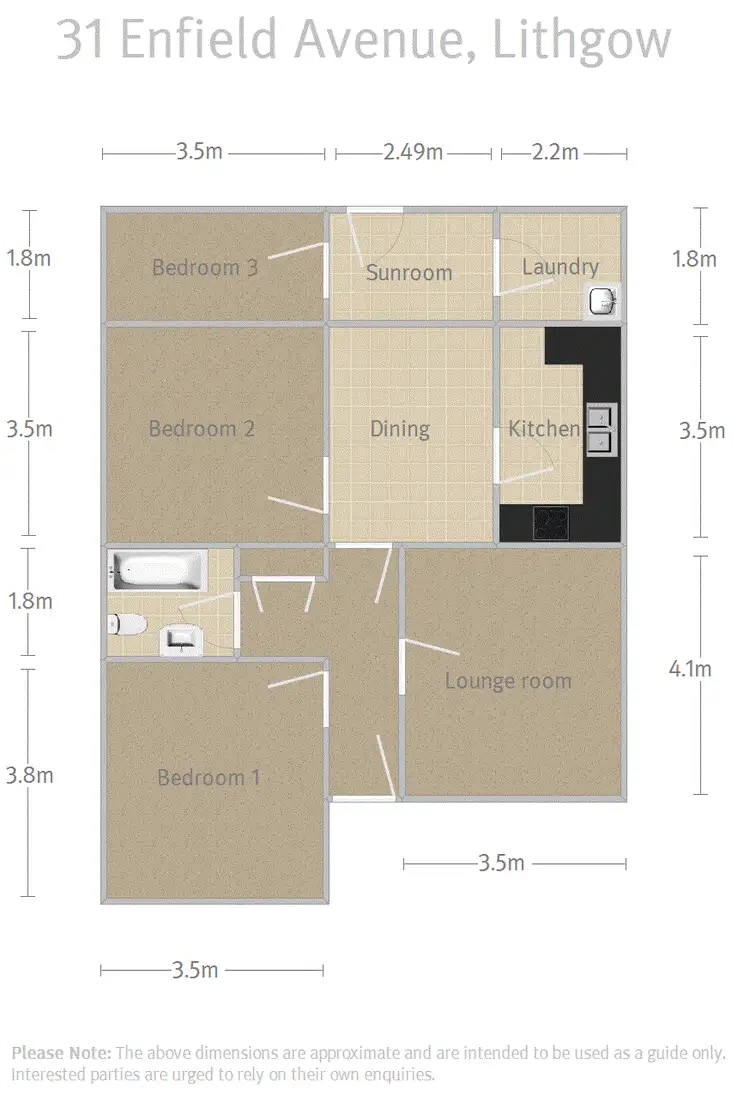 Floorplan of Homely house listing, 31 Enfield Avenue, Lithgow NSW 2790