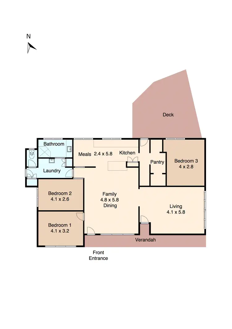 Floorplan of Homely house listing, 3 Holden Court, St Leonards VIC 3223