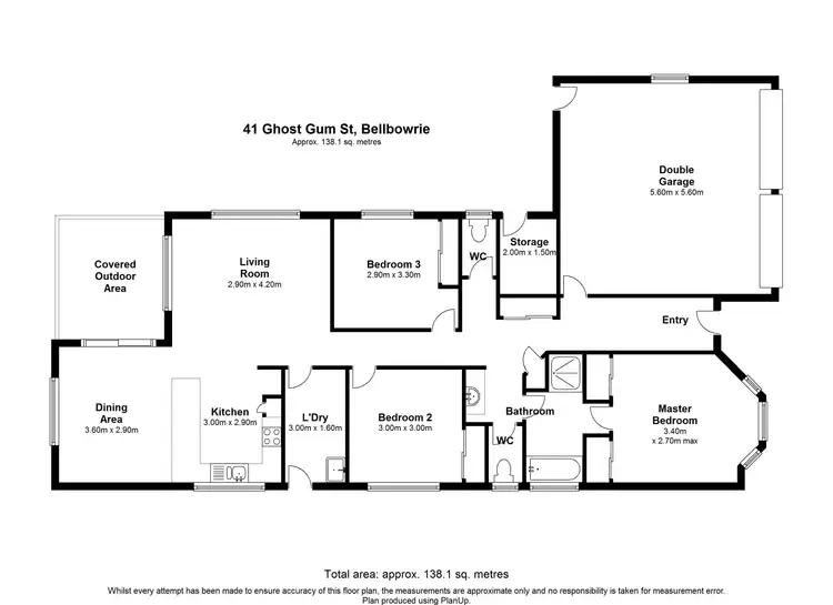 Floorplan of Homely house listing, 41 Ghost Gum Street, Bellbowrie QLD 4070