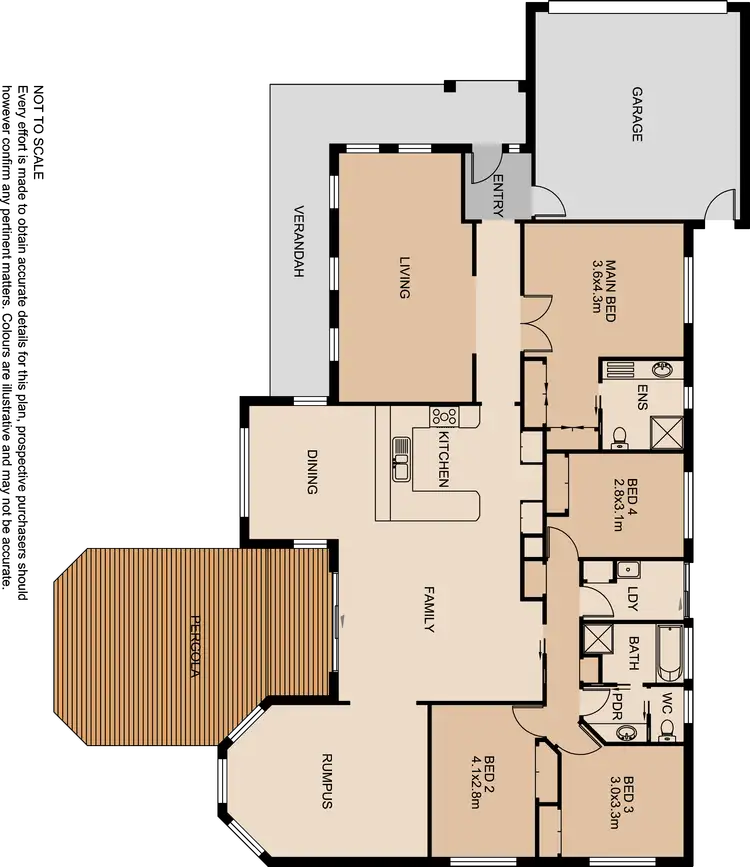 Floorplan of Homely house listing, 8 Canet Grove, Narre Warren South VIC 3805