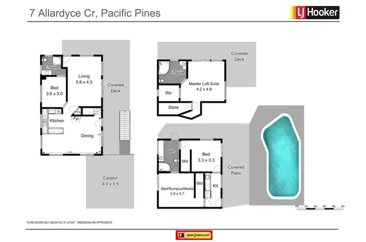 Floorplan of Homely house listing, 7 Allardyce Crescent, Pacific Pines QLD 4211