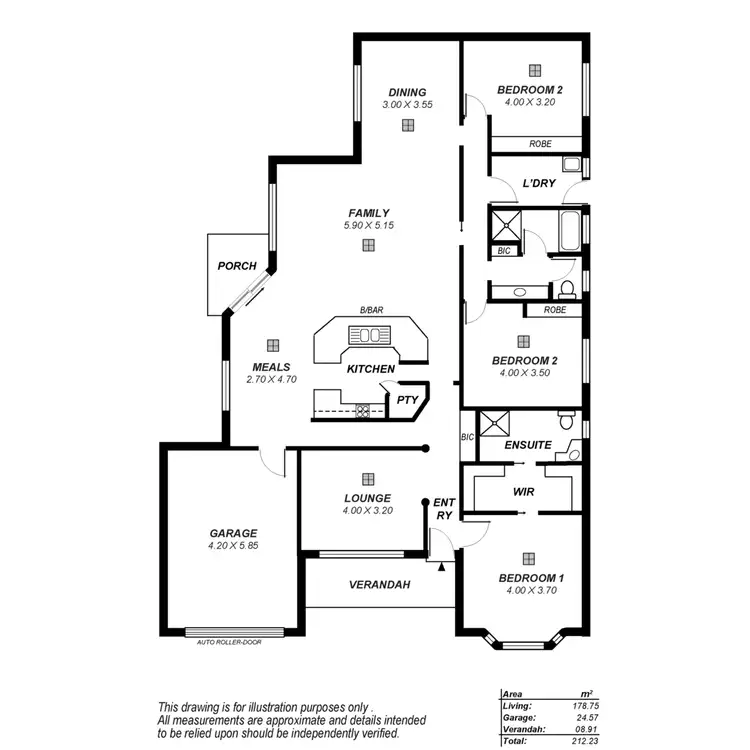 Floorplan of Homely house listing, 42 Lakeside Circuit, Northgate SA 5085