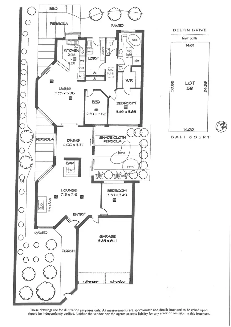 Floorplan of Homely house listing, 25 Bali Court, West Lakes SA 5021