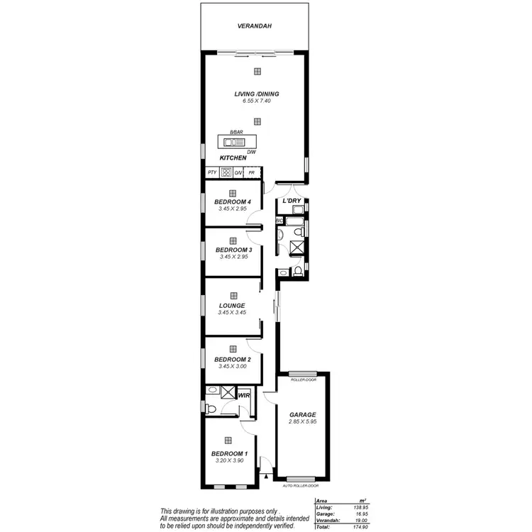 Floorplan of Homely house listing, 3A Whysall Road, Greenacres SA 5086