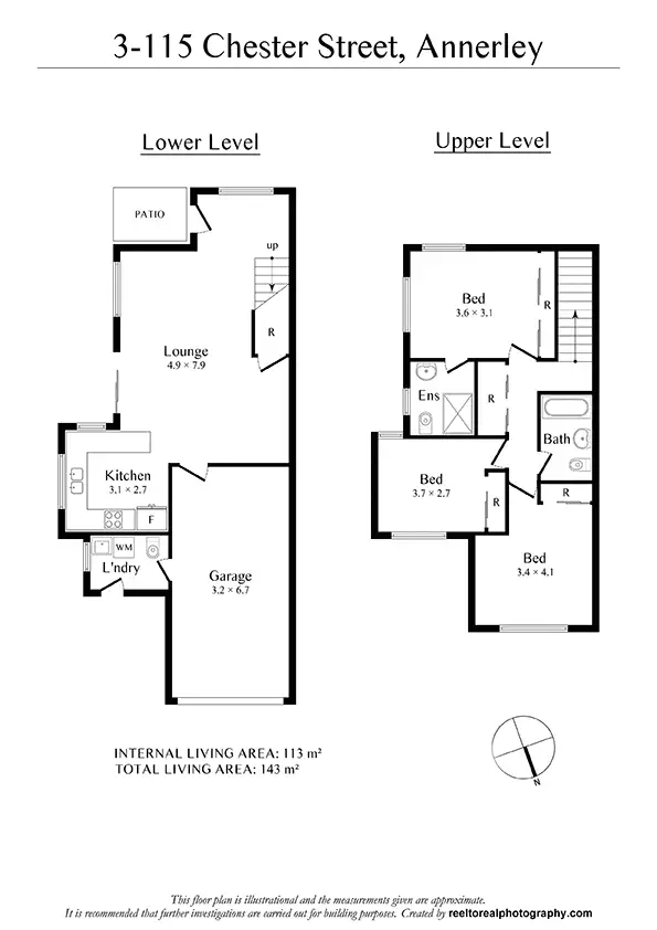 Floorplan of Homely townhouse listing, 3/115 Chester Road, Annerley QLD 4103