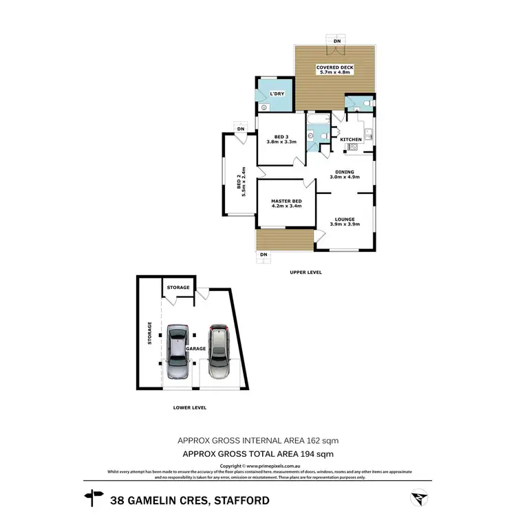 Floorplan of Homely house listing, 38 Gamelin Crescent, Stafford QLD 4053