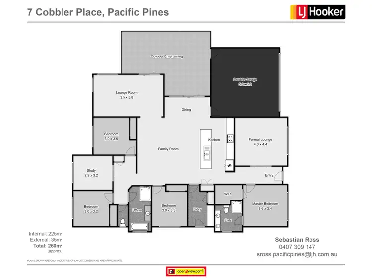 Floorplan of Homely house listing, 7 Cobbler Place, Pacific Pines QLD 4211