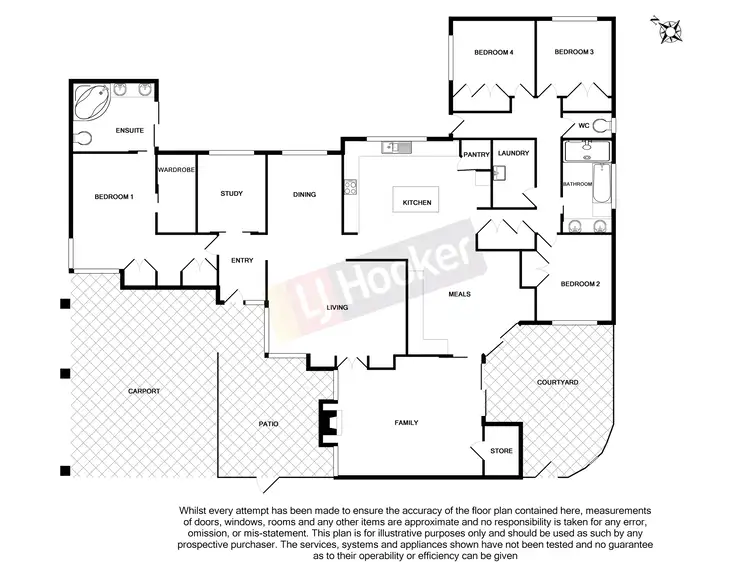 Floorplan of Homely house listing, 24 Pinewood Court, Algester QLD 4115