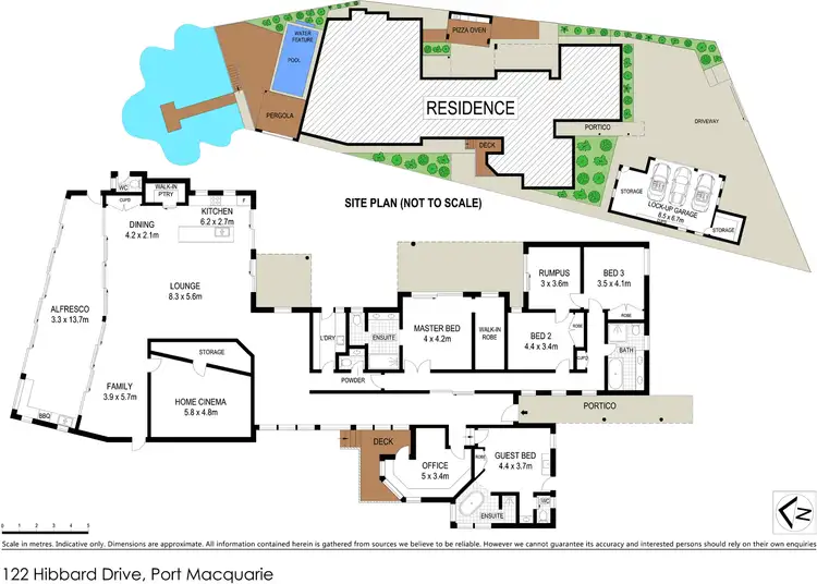 Floorplan of Homely house listing, 122 Hibbard Drive, Port Macquarie NSW 2444
