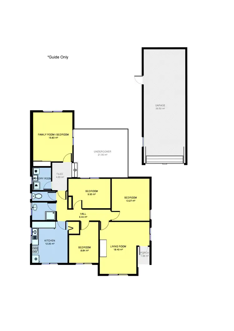 Floorplan of Homely house listing, 79 Cox Road, Norlane VIC 3214
