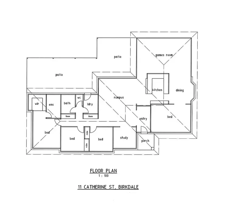 Floorplan of Homely house listing, 11 Catherine Street, Birkdale QLD 4159