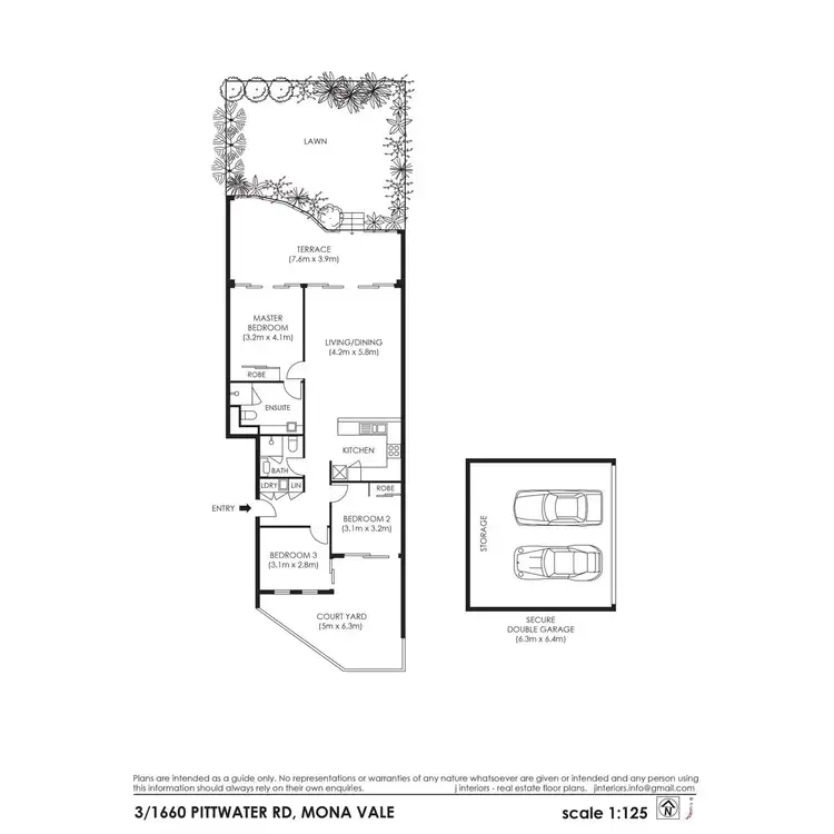 Floorplan of Homely unit listing, 3/1660 Pittwater Road, Mona Vale NSW 2103