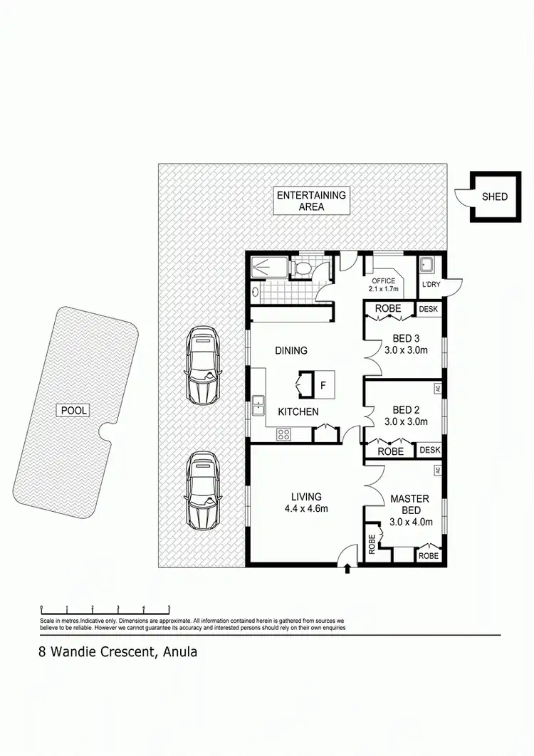 Floorplan of Homely house listing, 8 Wandie Crescent, Anula NT 812