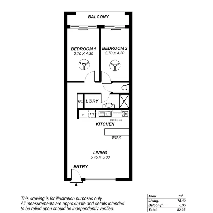 Floorplan of Homely unit listing, 34/9-13 Yates Street, Mawson Lakes SA 5095
