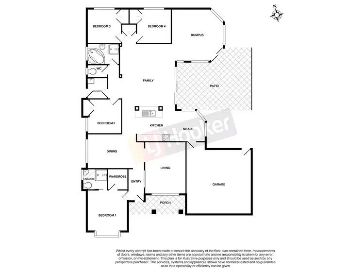 Floorplan of Homely house listing, 6 Silky Oak Court, Calamvale QLD 4116