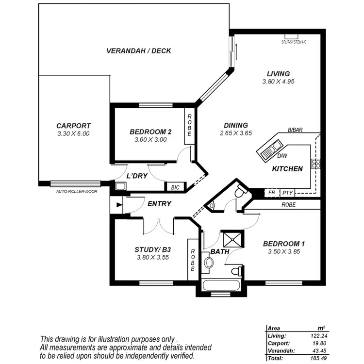 Floorplan of Homely unit listing, 12/6 - 8 Robert Avenue, Broadview SA 5083