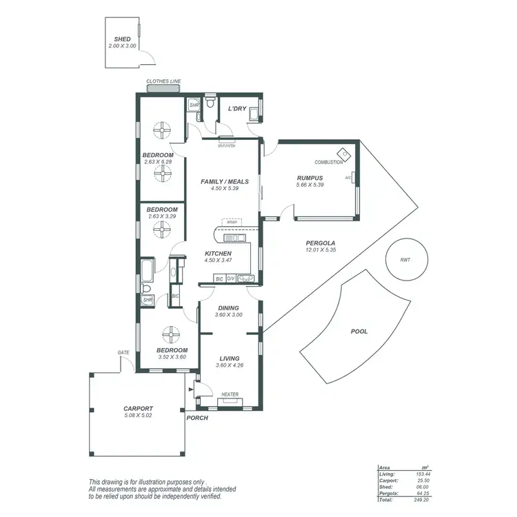 Floorplan of Homely house listing, 11 Neptune Crescent, West Beach SA 5024