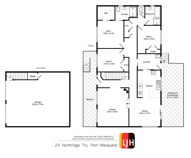 Floorplan of Homely house listing, 24 Northridge Drive, Port Macquarie NSW 2444