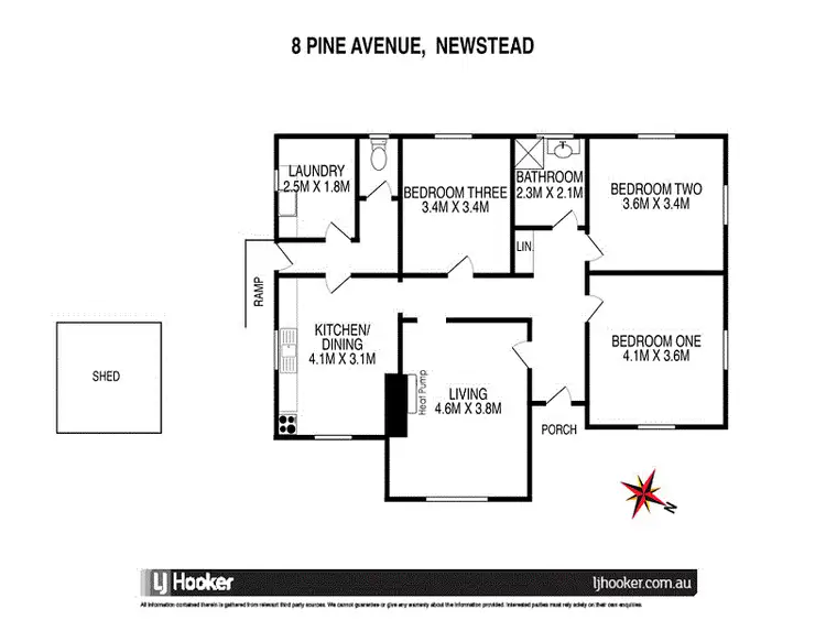 Floorplan of Homely house listing, 8 Pine Avenue, Newstead TAS 7250