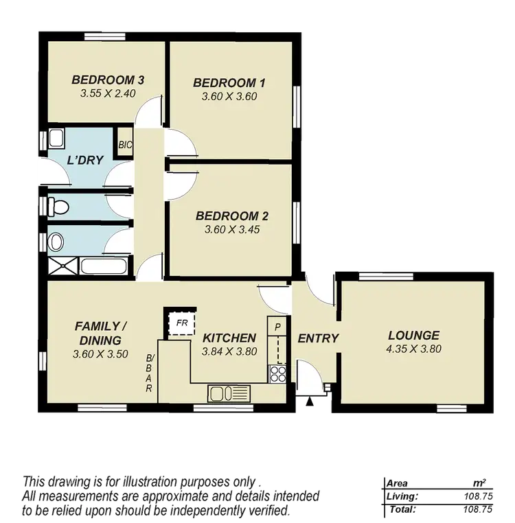 Floorplan of Homely house listing, 55 Verbena Drive, Parafield Gardens SA 5107