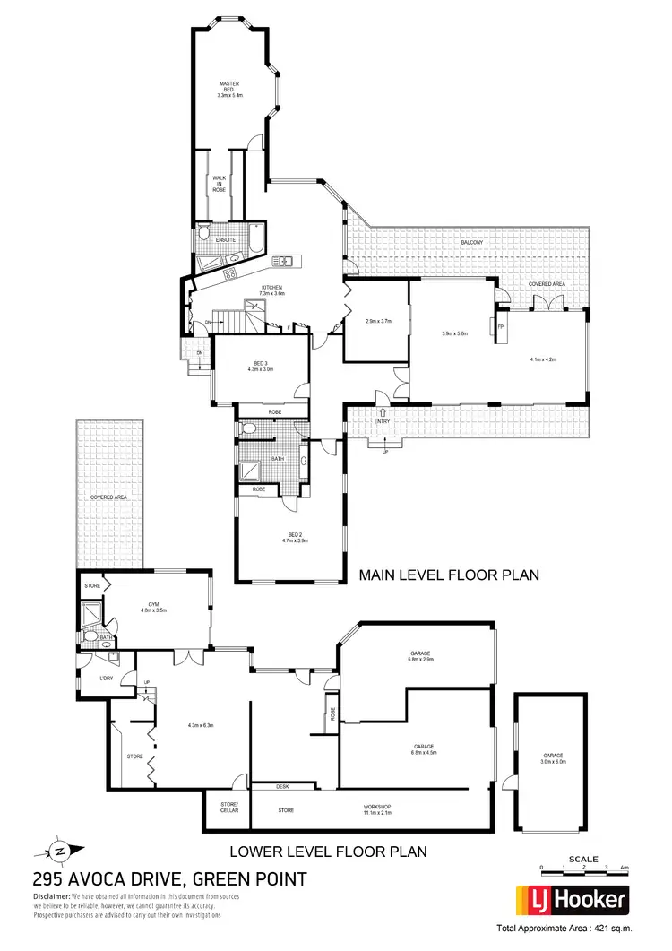 Floorplan of Homely house listing, 295 Avoca Drive, Green Point NSW 2251